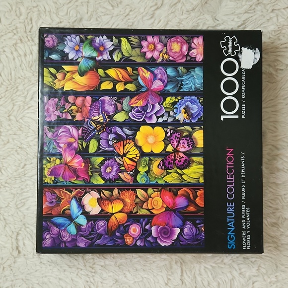 Buffalo Signatue Collection Flowers & Flyers 1000 Piece Puzzle - Picture 10 of 10